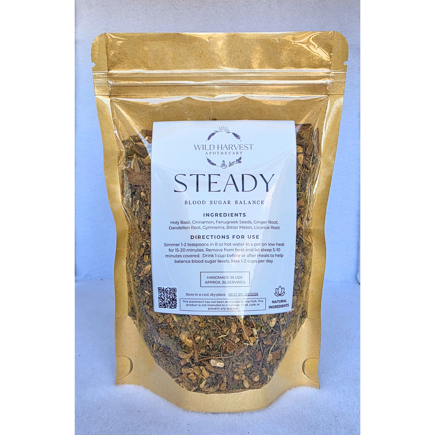 Steady – Herbal Tea for Blood Sugar & Balance
