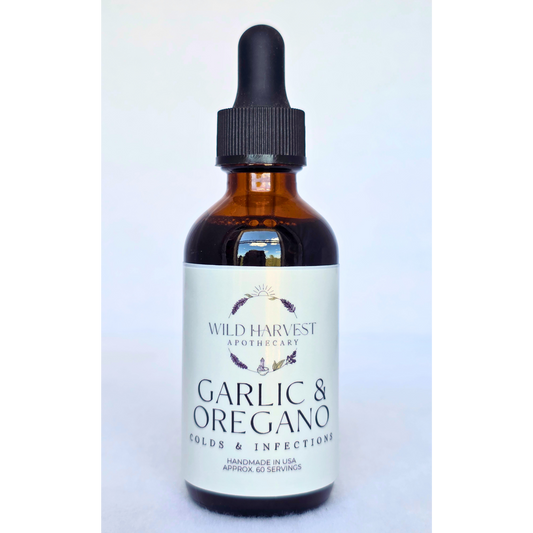 Garlic & Oregano – Herbal Tincture for Immune Defense & Infection Support