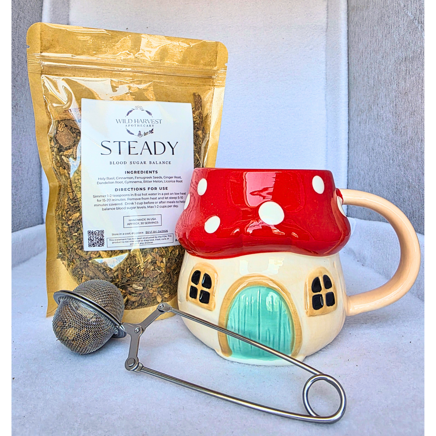 Steady – Herbal Tea for Blood Sugar & Balance