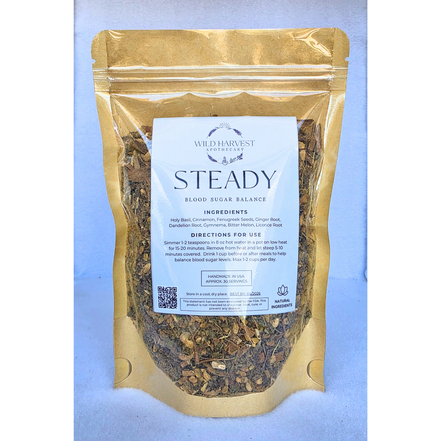 Steady – Herbal Tea for Blood Sugar & Balance